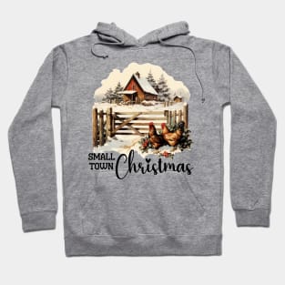 small town christmas Hoodie